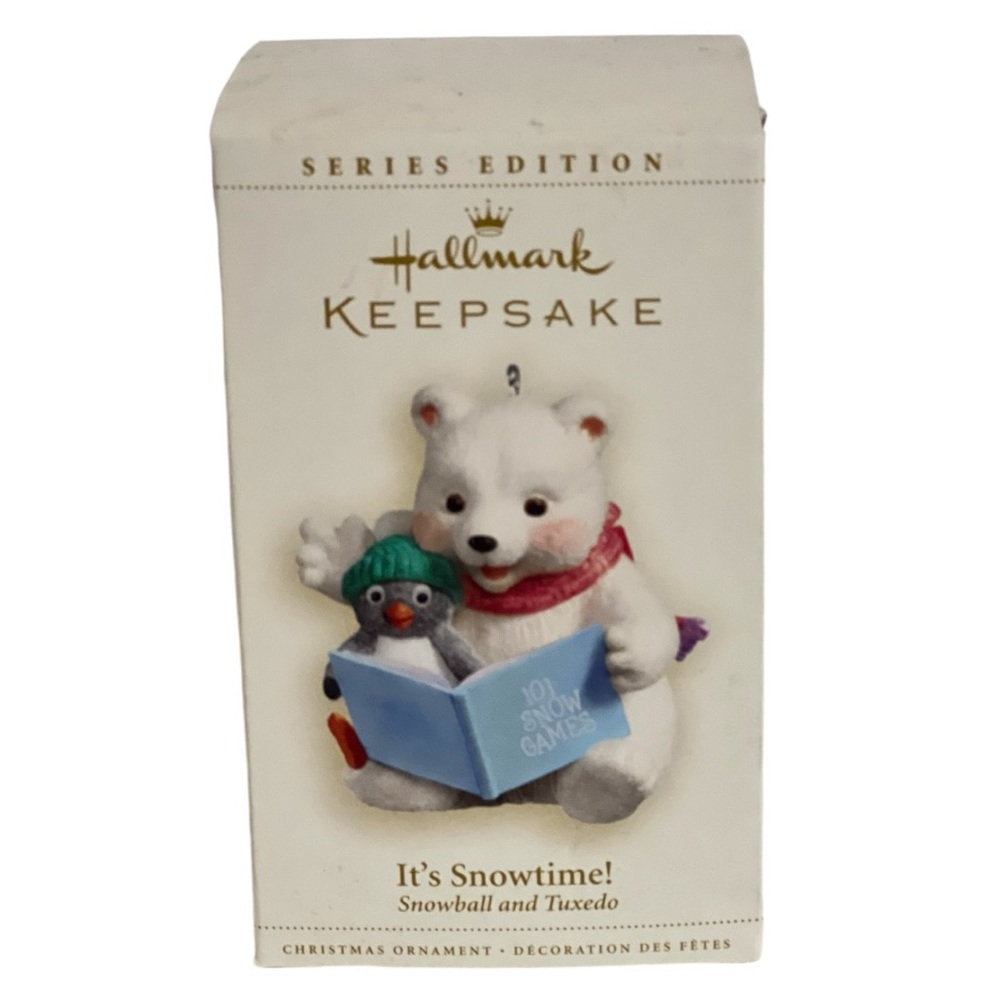 Hallmark Keepsake 2006 It's Snowtime Series Edition #6 Snowball and Tuxedo